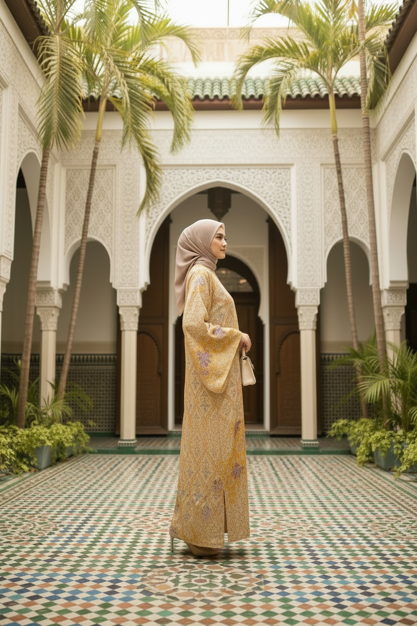 Mustard Kaftan - Right